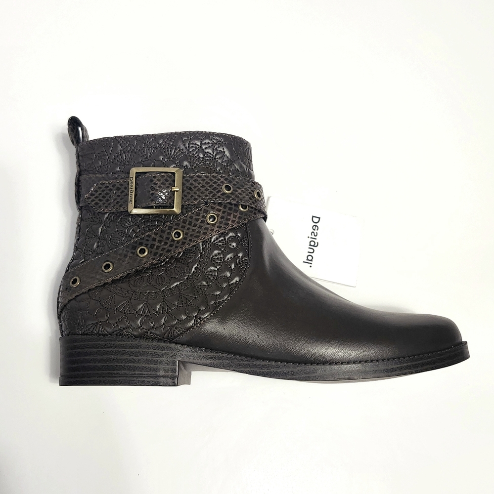 Desigual sz 6 ankle Boots Boho - Picture 7 of 17